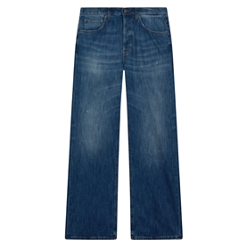 Dondup Jacklyn Wide-Leg Jeans, Blue 